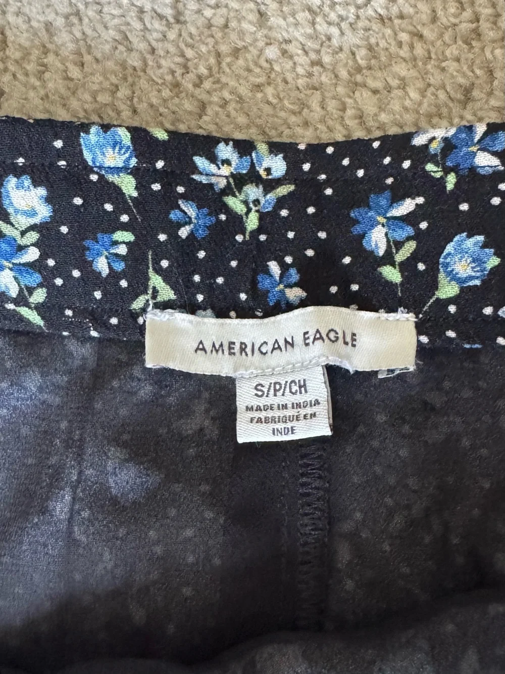 American Eagle Floral Mini Skirt